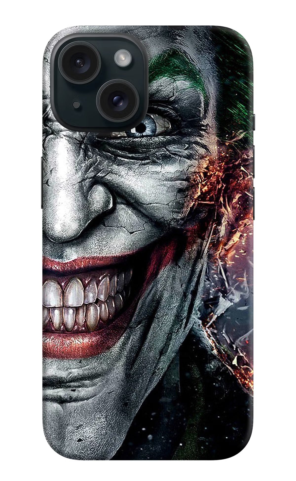 Joker Cam iPhone 15 Hard Case Back Cover by Casekaro