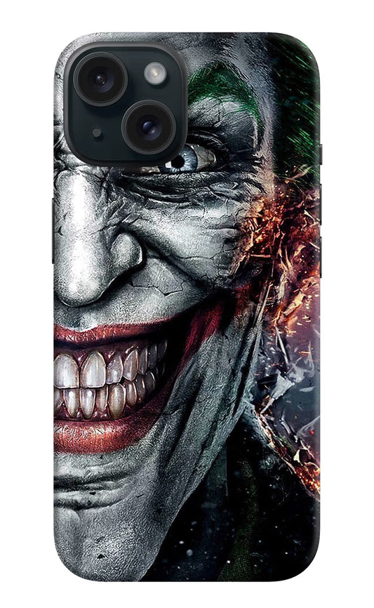 Joker Cam iPhone 15 Hard Case Back Cover by Casekaro