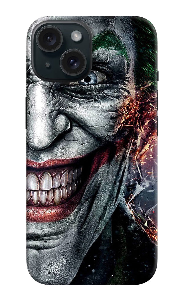 Joker Cam iPhone 15 Hard Case Back Cover by Casekaro