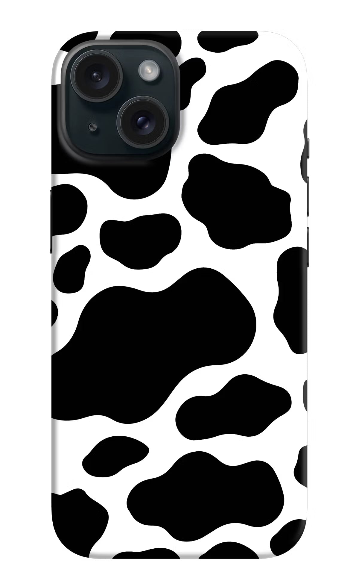 Cow Spots iPhone 15 Hard Case Back Cover by Casekaro