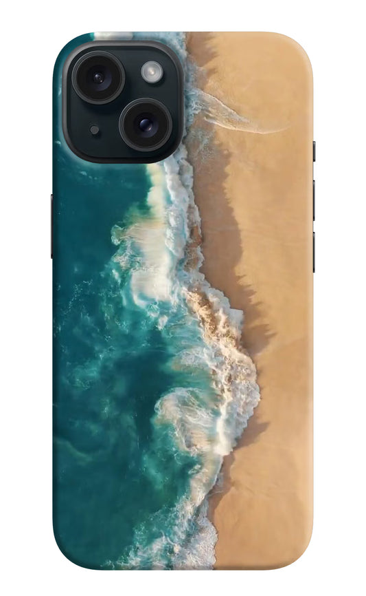Ocean Beach iPhone 15 Hard Case Back Cover by Casekaro
