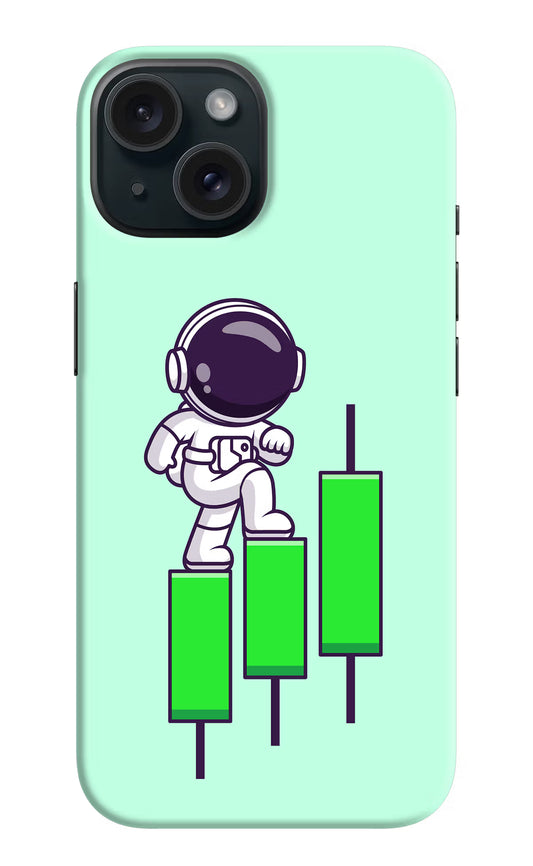 Astronaut Trader iPhone 15 Hard Case Back Cover by Casekaro