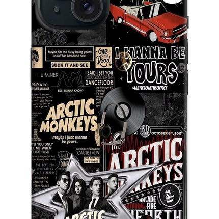 Arctic Monkeys iPhone 15 Hard Case Back Cover by Casekaro