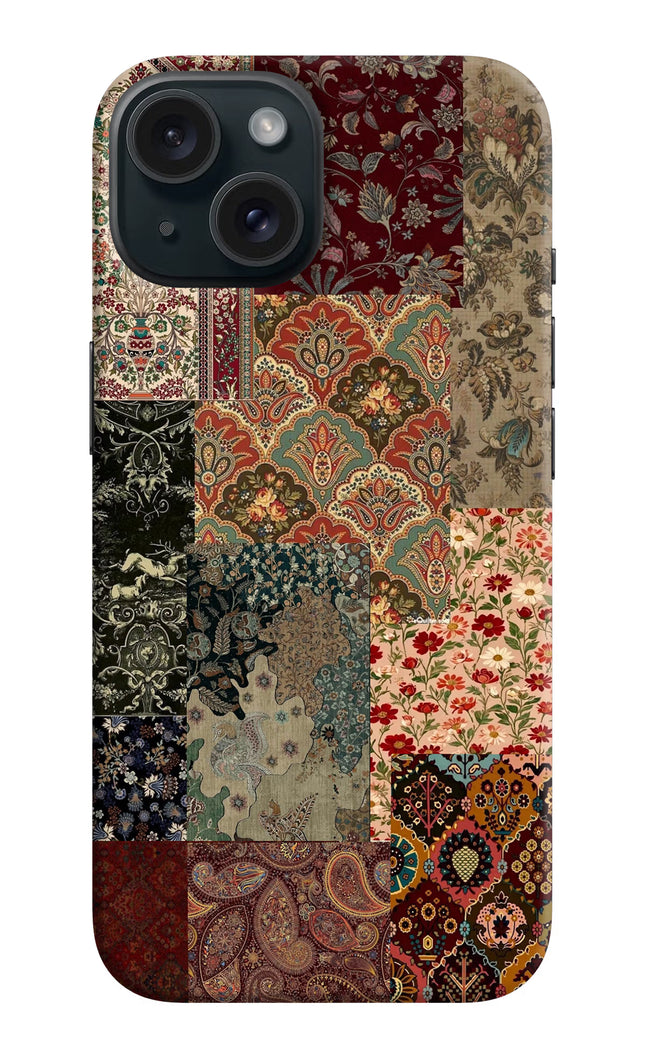 Desi Print iPhone 15 Hard Case Back Cover by Casekaro