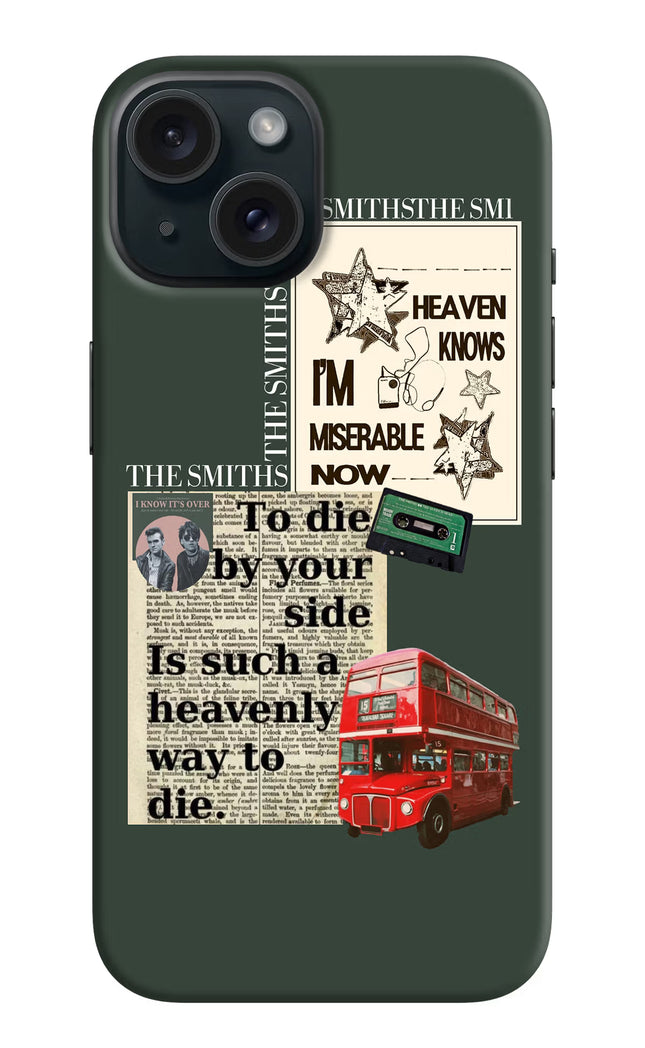 The Smiths iPhone 15 Hard Case Back Cover by Casekaro