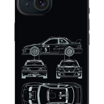 WRC'99 iPhone 15 Hard Case Back Cover by Casekaro