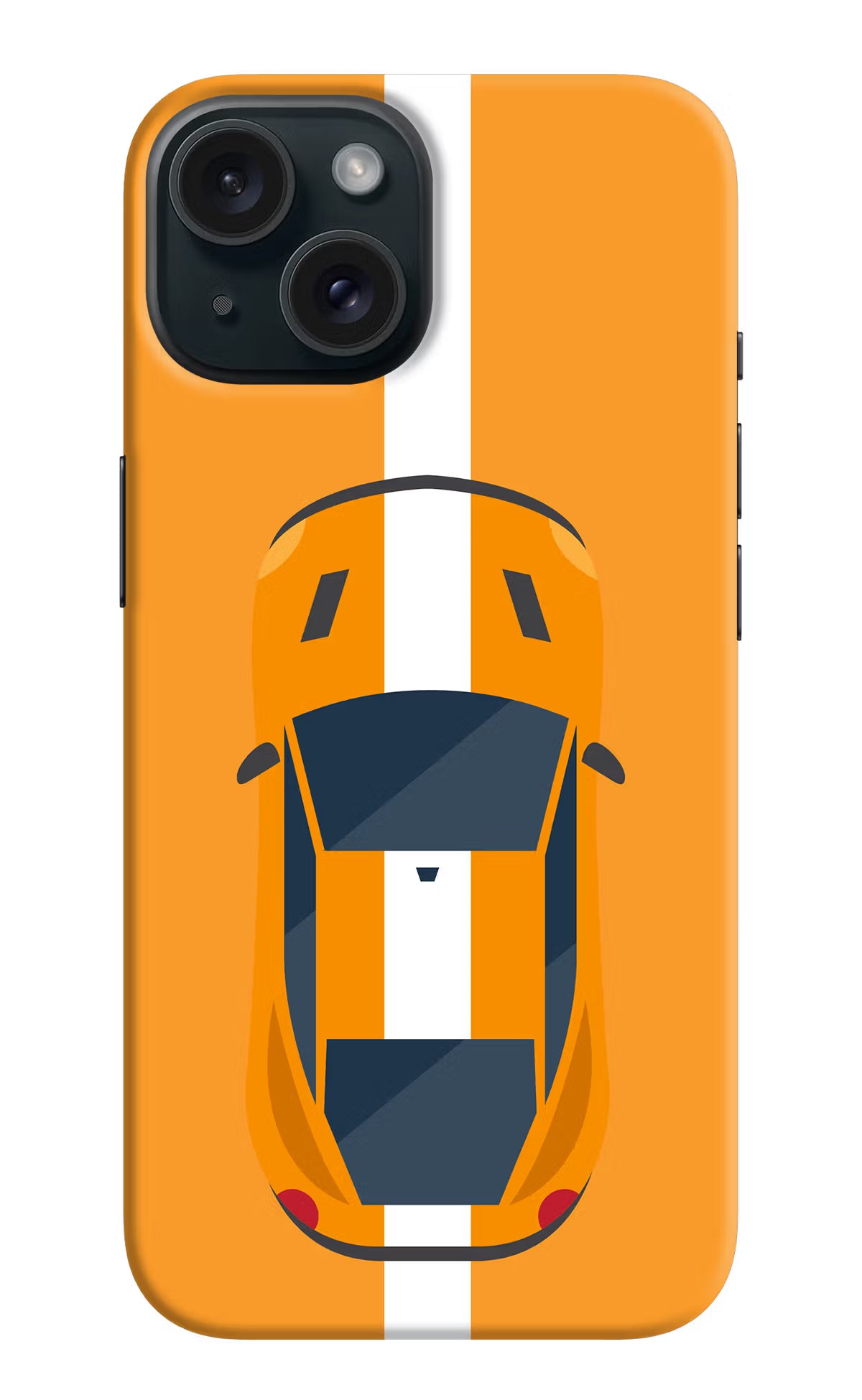 Highway Pursuit iPhone 15 Hard Case Back Cover by Casekaro