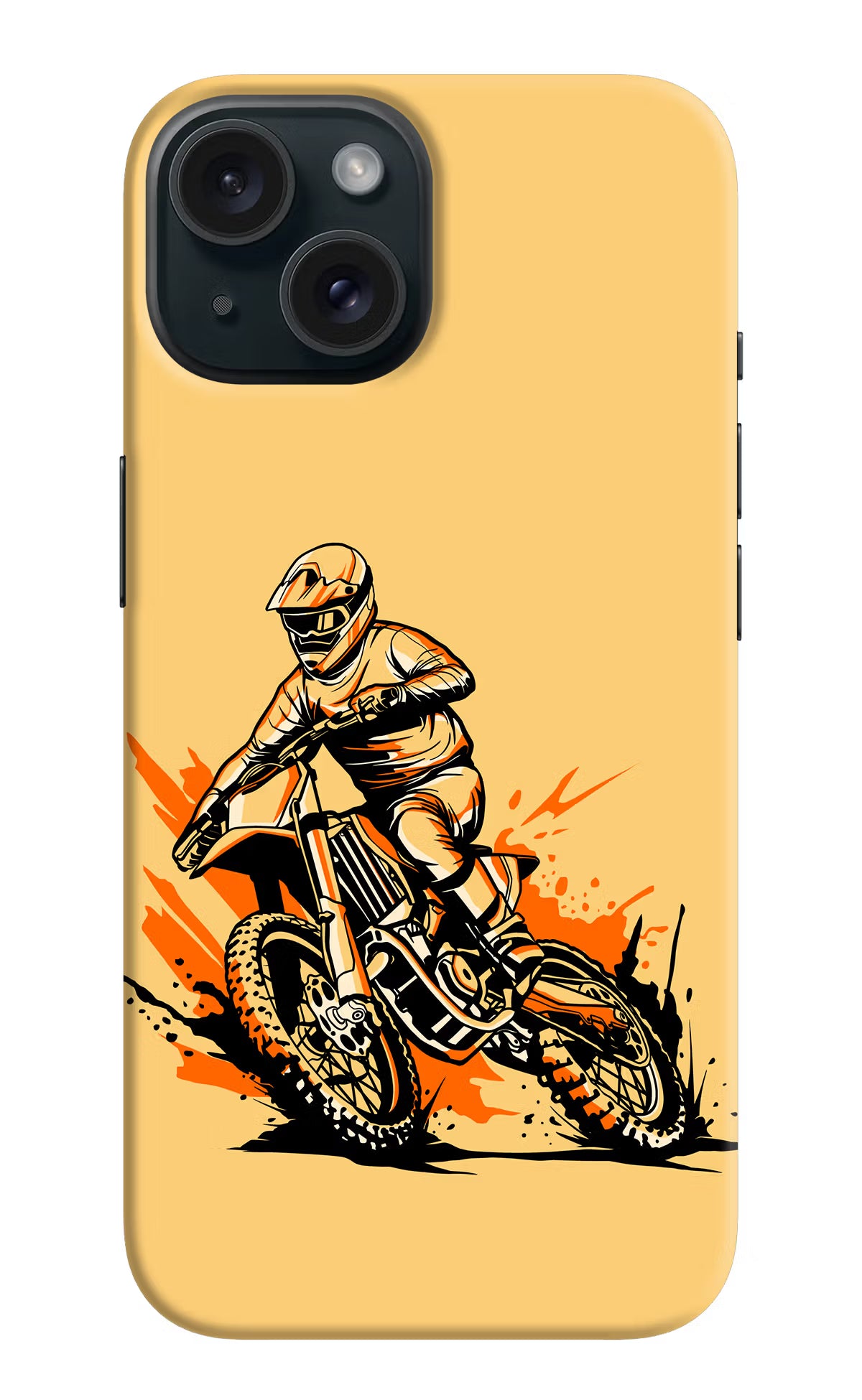 Off-Road Fury iPhone 15 Hard Case Back Cover by Casekaro