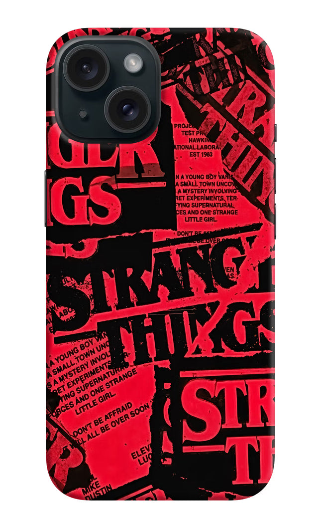 Ordinary Things iPhone 15 Hard Case Back Cover by Casekaro