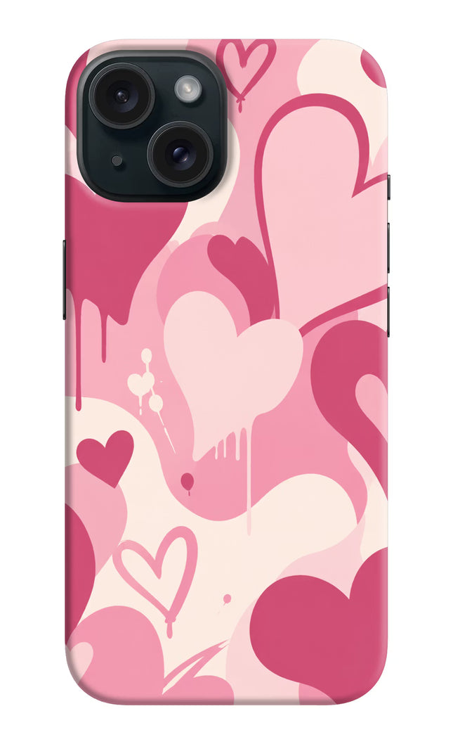Hearty case iPhone 15 Hard Case Back Cover by Casekaro