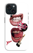 Rockstar iPhone 15 Hard Case Back Cover by Casekaro