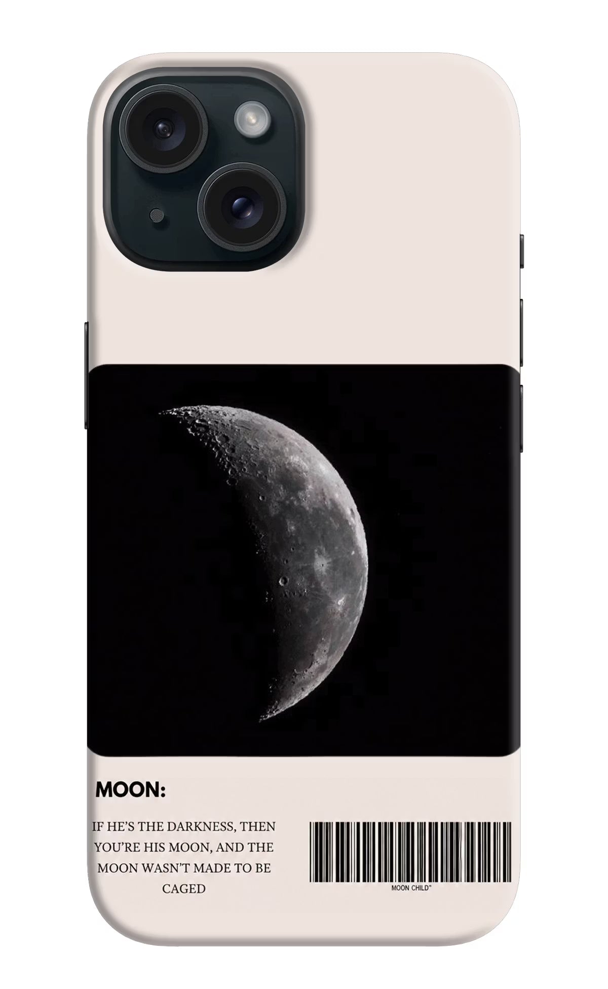 Moon Phase iPhone 15 Back Cover