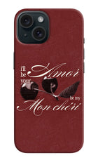 Velvet Cherry iPhone 15 Hard Case Back Cover by Casekaro