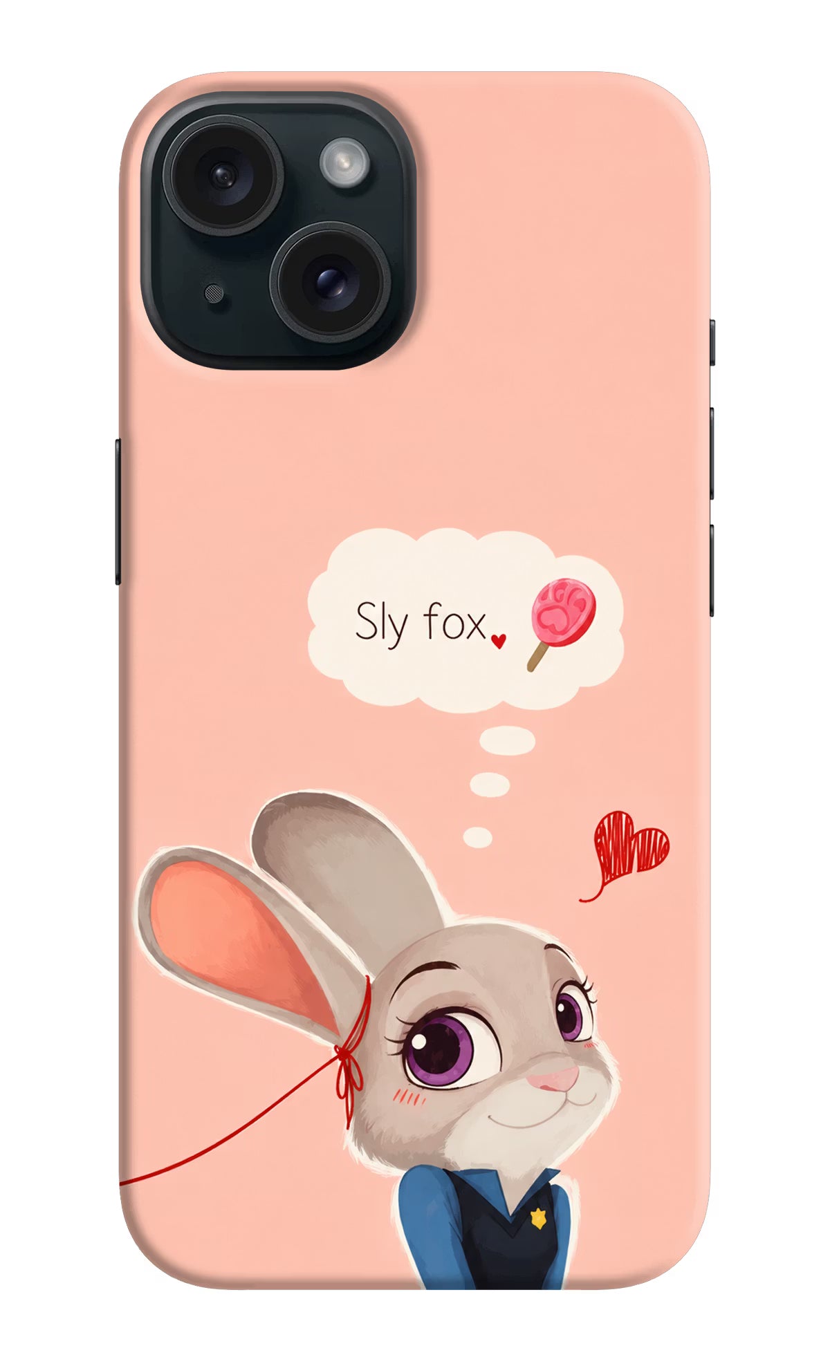 Judy Charm iPhone 15 Back Cover