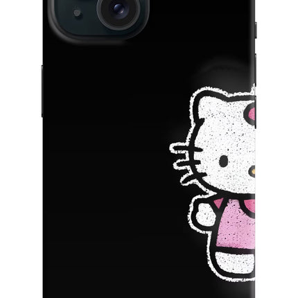 Kitty Charm iPhone 15 Hard Case Back Cover by Casekaro