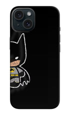 Bat Kitty iPhone 15 Hard Case Back Cover by Casekaro