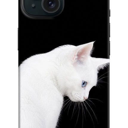 Snow Gaze iPhone 15 Hard Case Back Cover by Casekaro