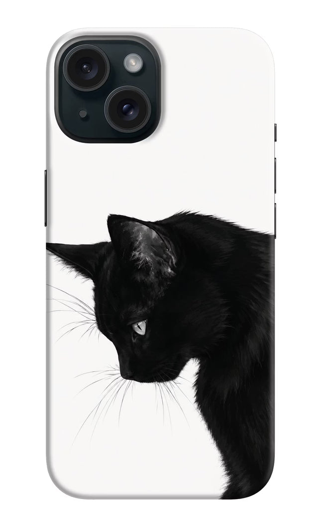 Shadow Gaze iPhone 15 Hard Case Back Cover by Casekaro