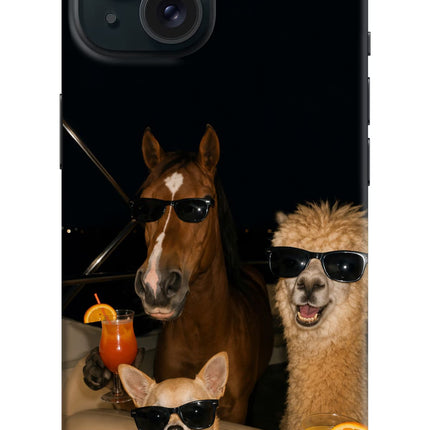 Party Squad iPhone 15 Hard Case Back Cover by Casekaro