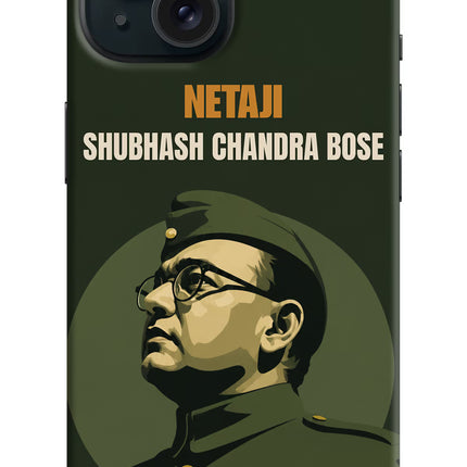 Netaji Legacy iPhone 15 Hard Case Back Cover by Casekaro