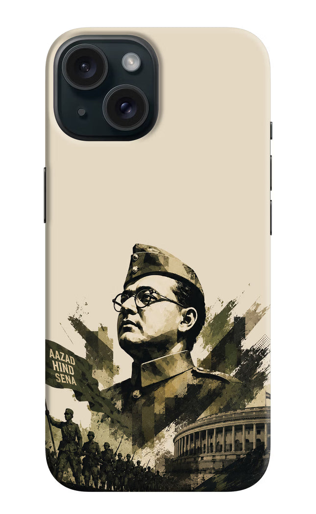 Netaji Rising iPhone 15 Back Cover