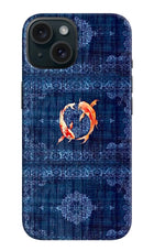 Koi Blue iPhone 15 Back Cover