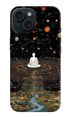 Space Monk iPhone 15 Back Cover