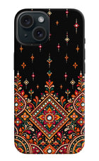 Noir Mehfil iPhone 15 Hard Case Back Cover by Casekaro