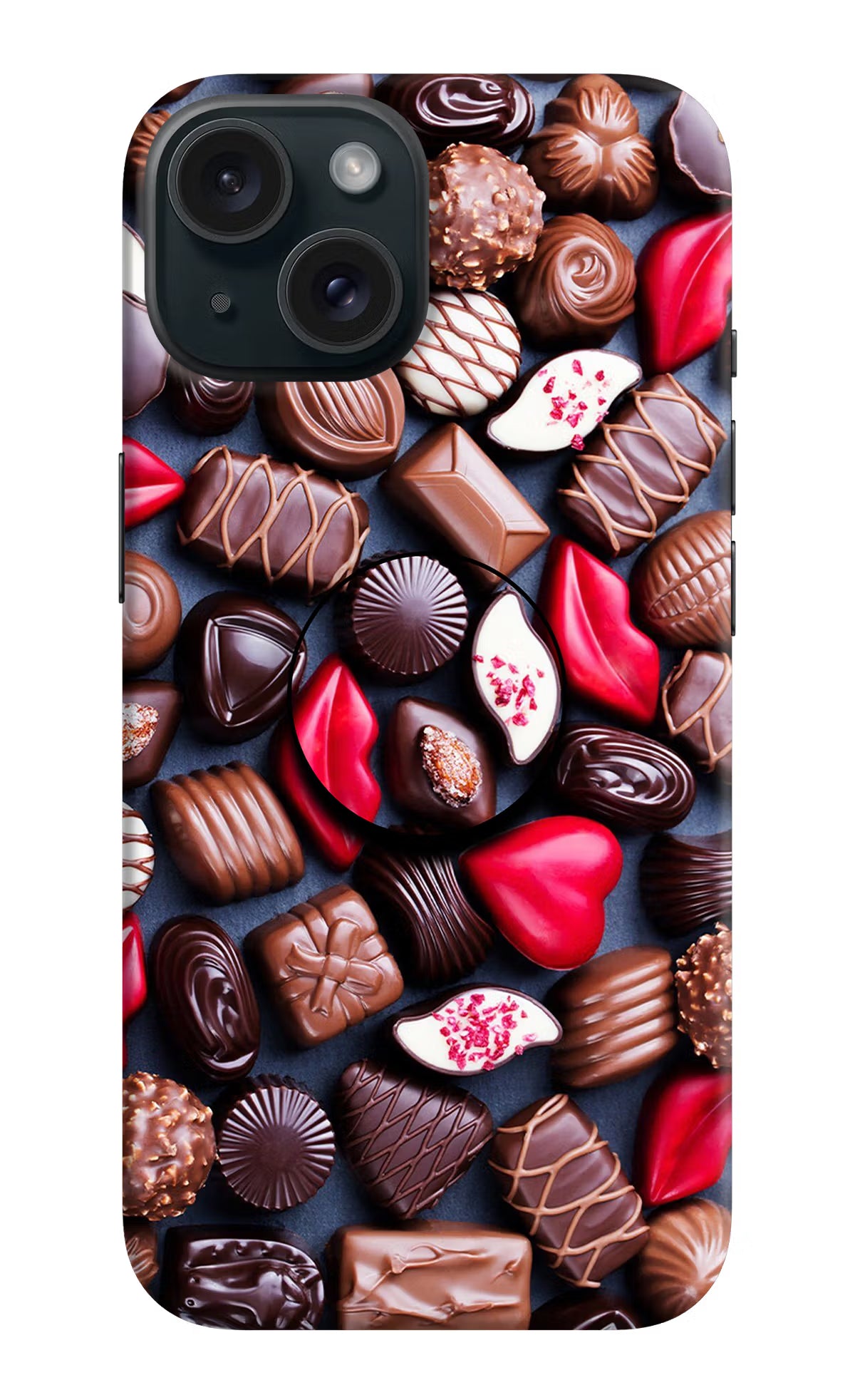 Chocolates iPhone 15 Pop Case by Casekaro