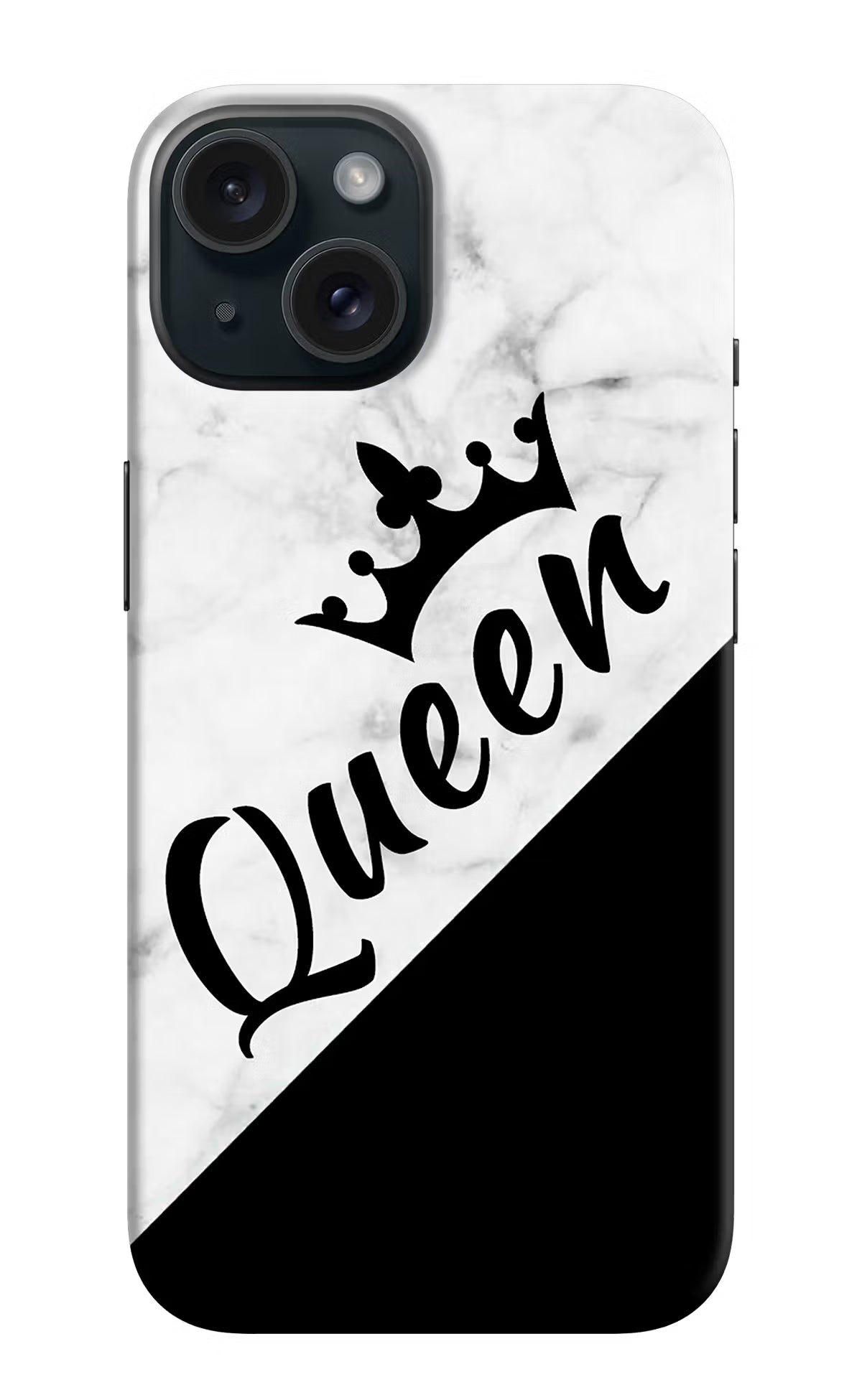 Queen iPhone 15 Plus Hard Case Back Cover by Casekaro