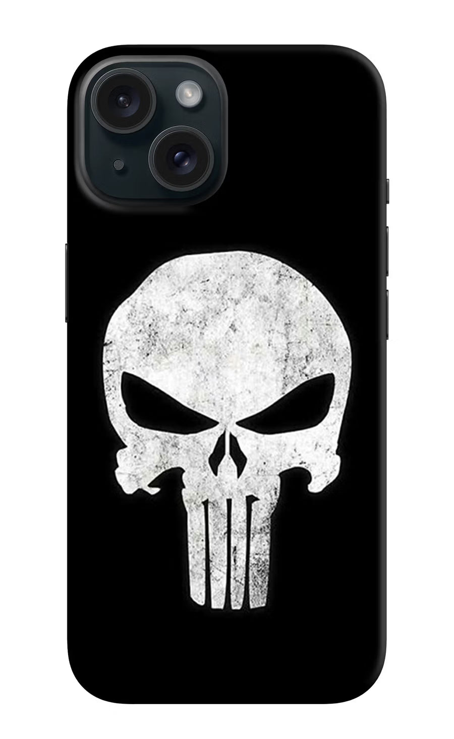 Punisher Skull iPhone 15 Plus Back Cover, Hard case