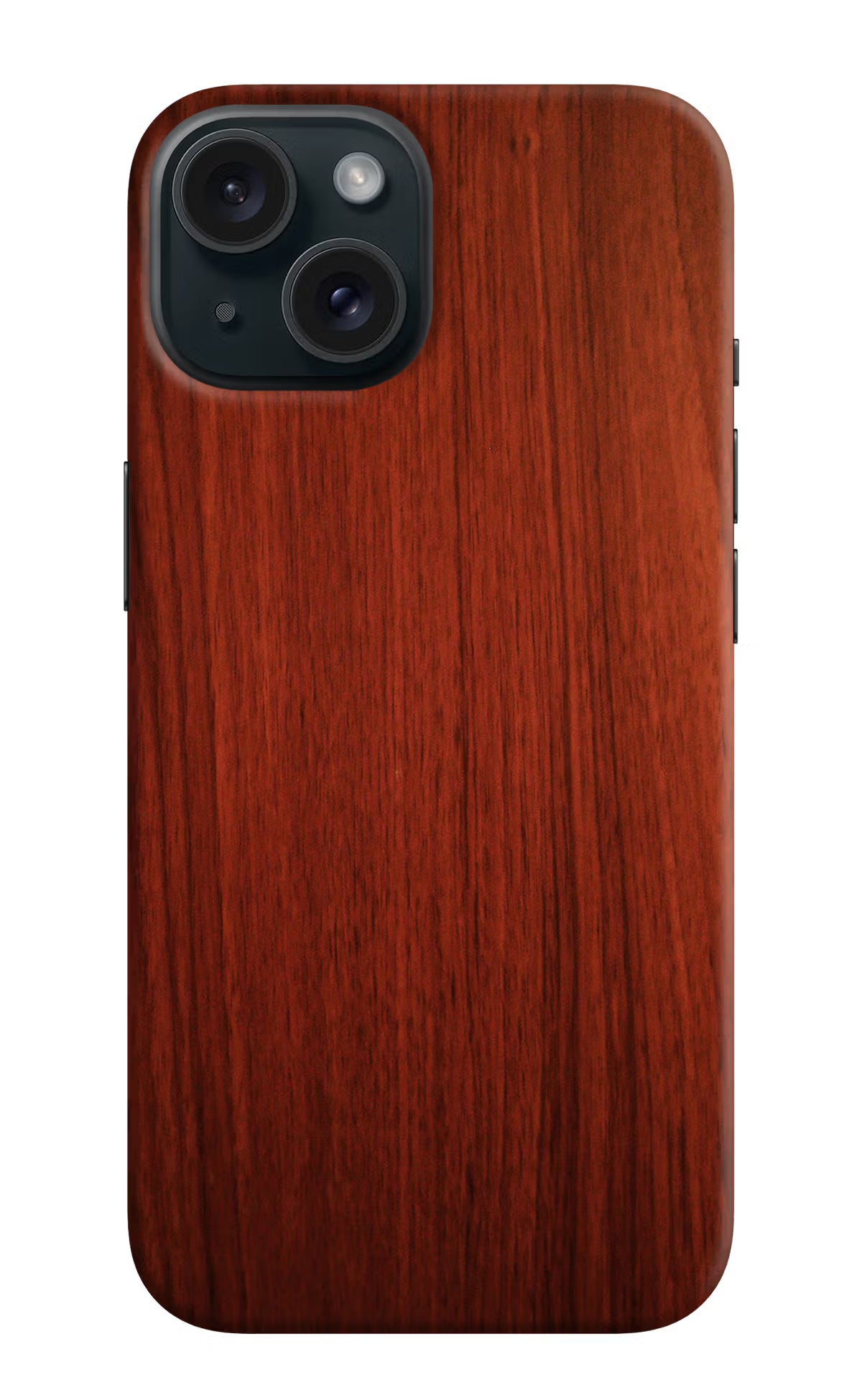 Wooden Plain Pattern iPhone 15 Plus Hard Case Back Cover by Casekaro
