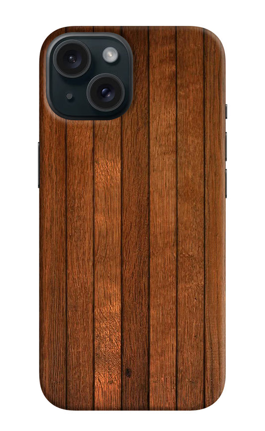 Wooden Artwork Bands iPhone 15 Plus Hard Case Back Cover by Casekaro