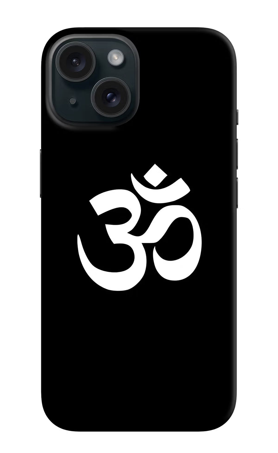 Om iPhone 15 Plus Back Cover, Hard case