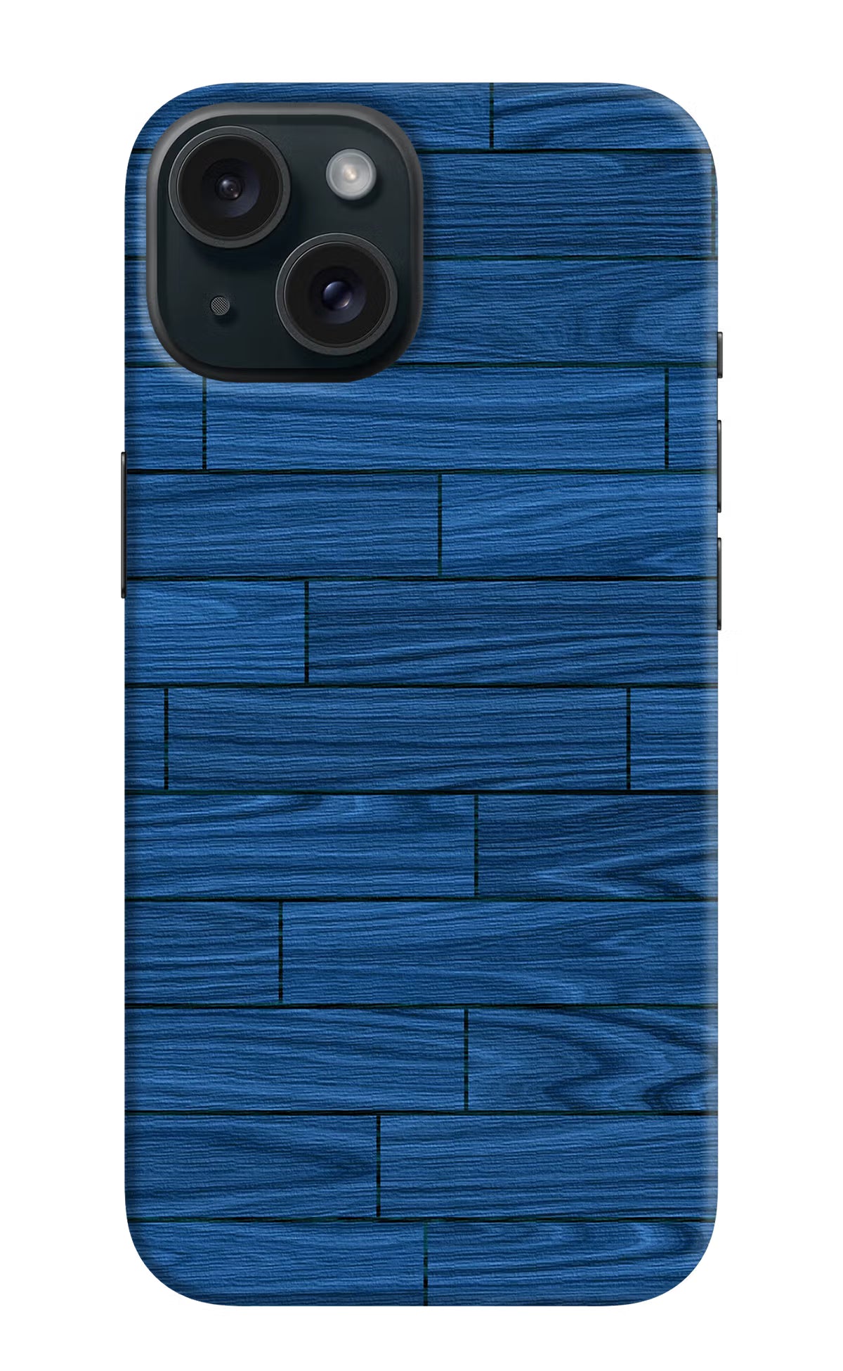 Wooden Texture iPhone 15 Plus Hard Case Back Cover by Casekaro