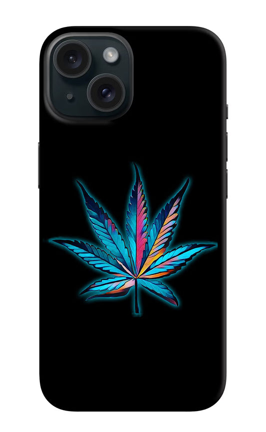 Weed iPhone 15 Plus Hard Case Back Cover by Casekaro