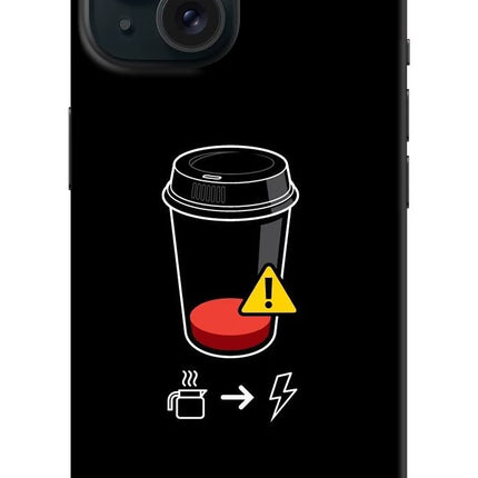 Coffee iPhone 15 Plus Hard Case Back Cover by Casekaro