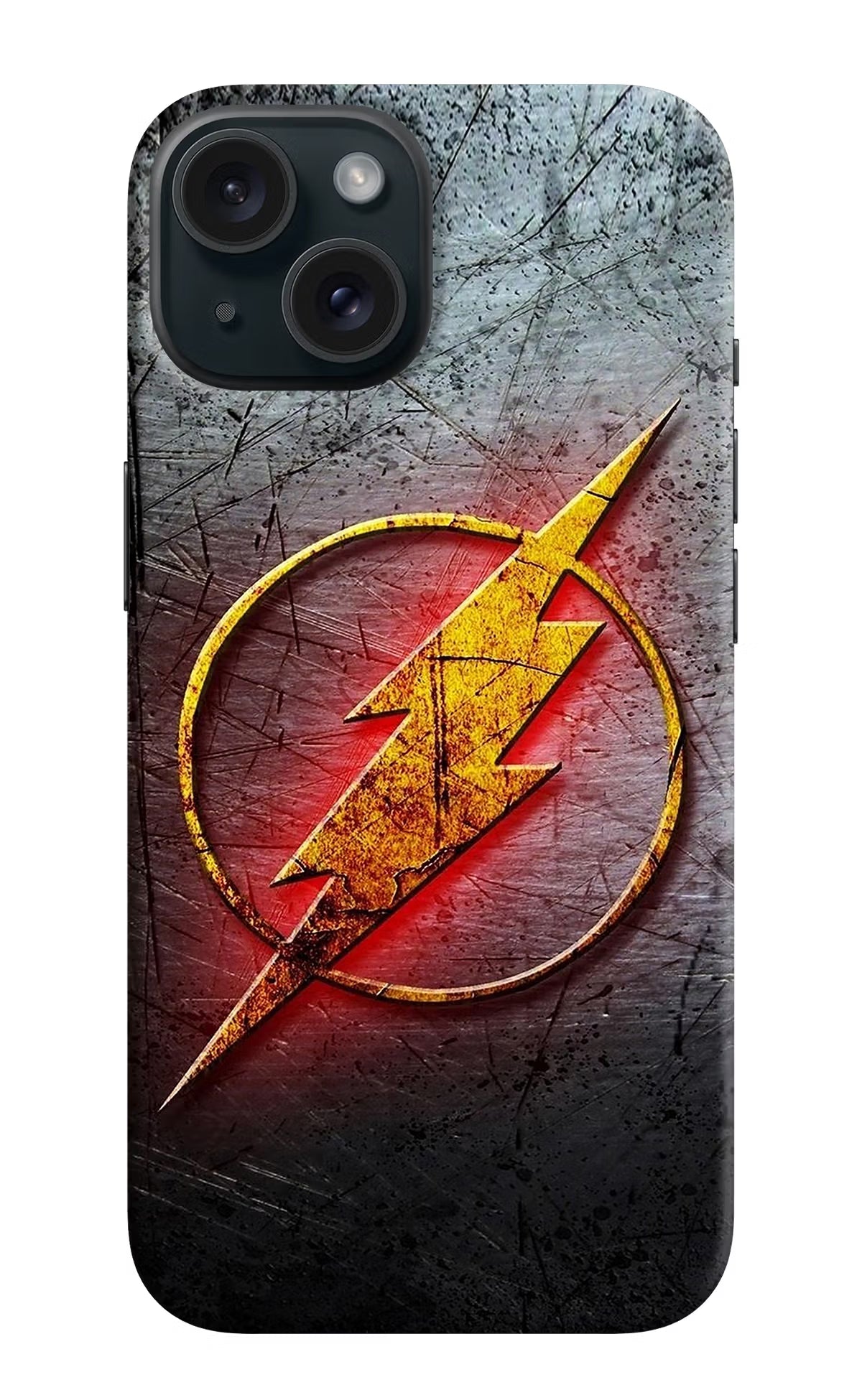 Flash iPhone 15 Plus Hard Case Back Cover by Casekaro
