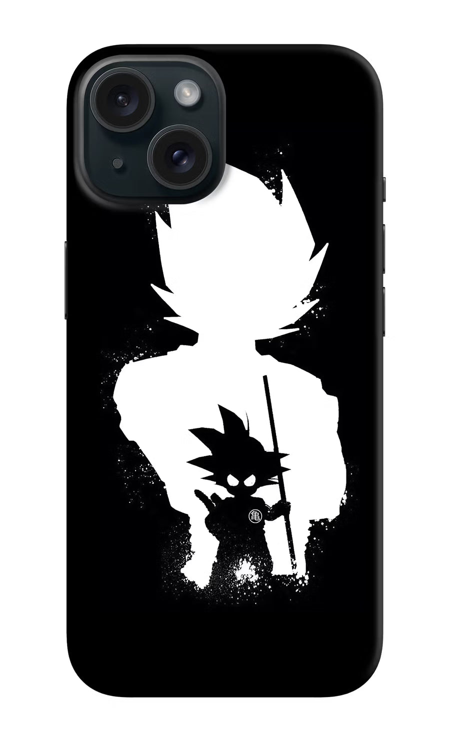 Goku Shadow iPhone 15 Plus Back Cover, Hard case