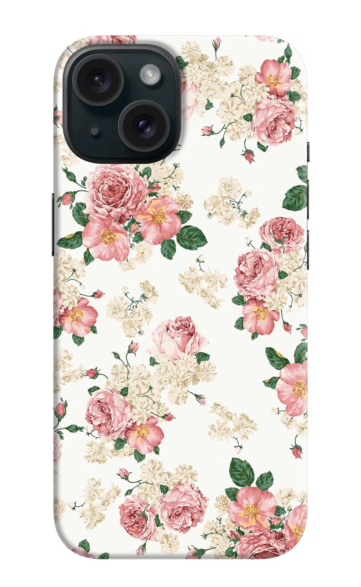 Flowers iPhone 15 Plus Hard Case Back Cover by Casekaro
