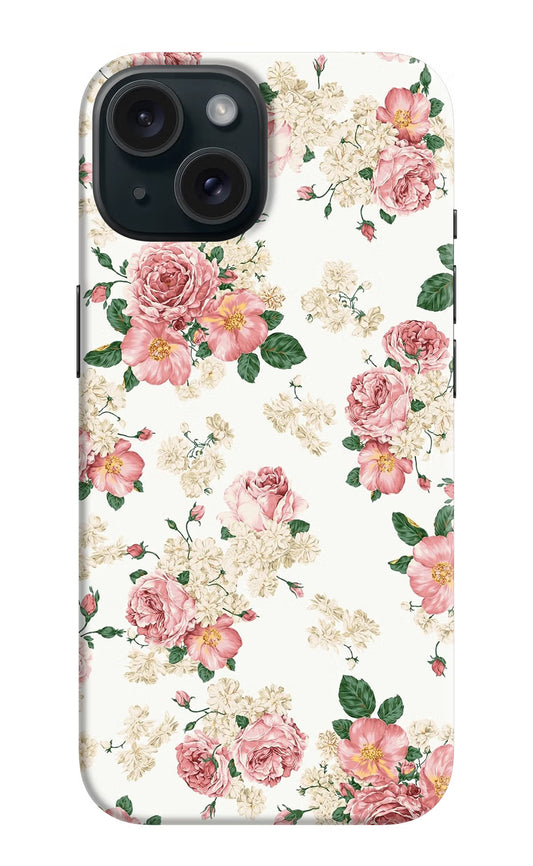 Flowers iPhone 15 Plus Hard Case Back Cover by Casekaro