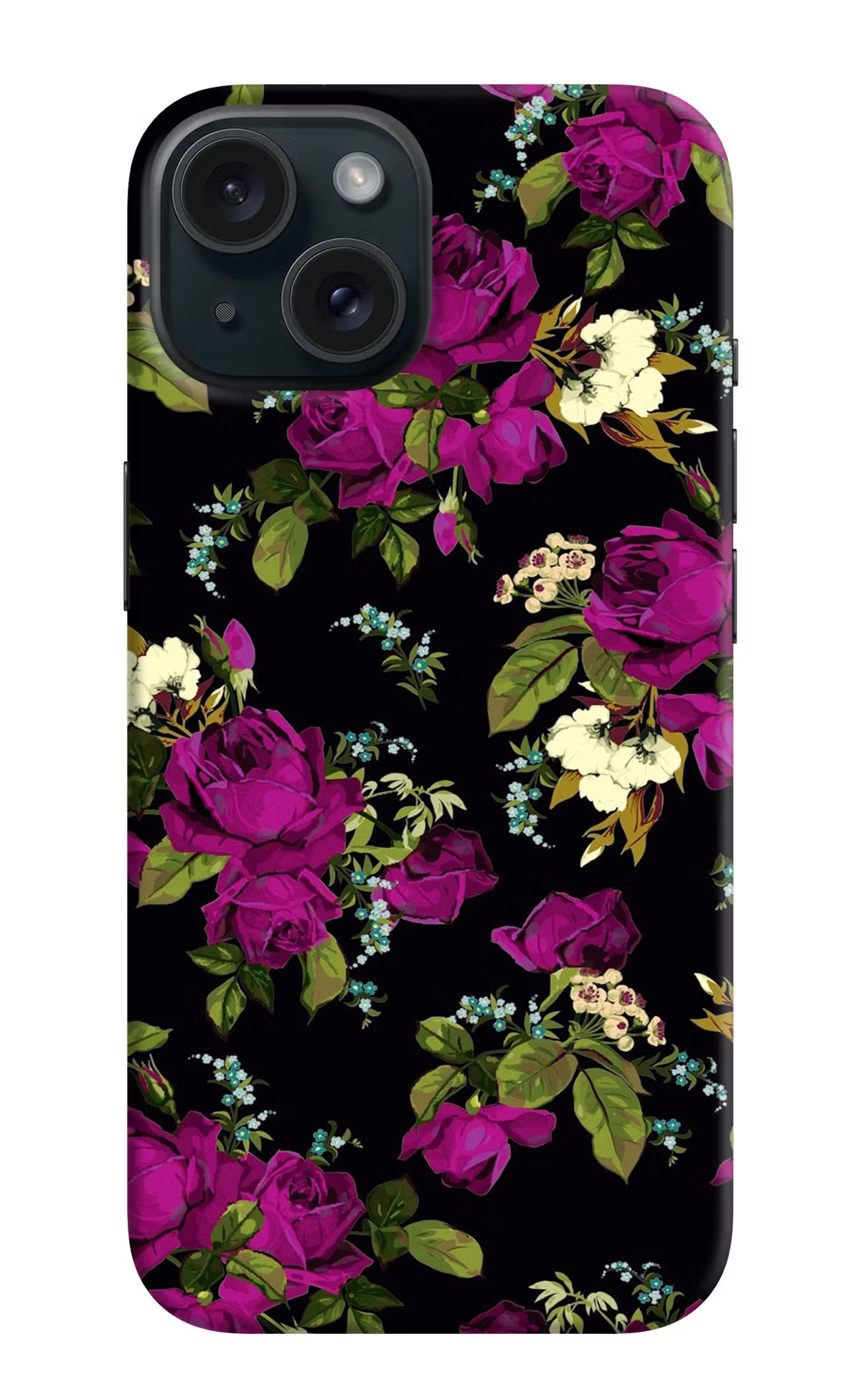 Flowers iPhone 15 Plus Hard Case Back Cover by Casekaro