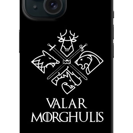 Valar Morghulis | Game Of Thrones iPhone 15 Plus Hard Case Back Cover by Casekaro