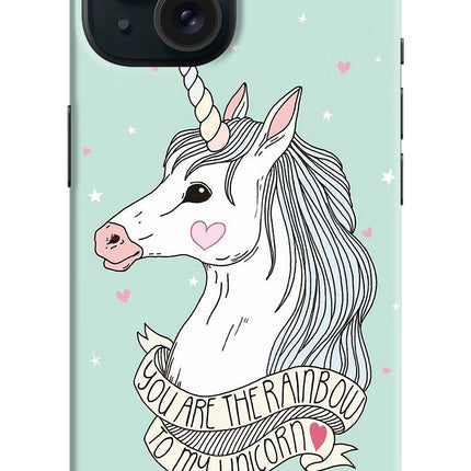 Unicorn Wallpaper iPhone 15 Plus Hard Case Back Cover by Casekaro