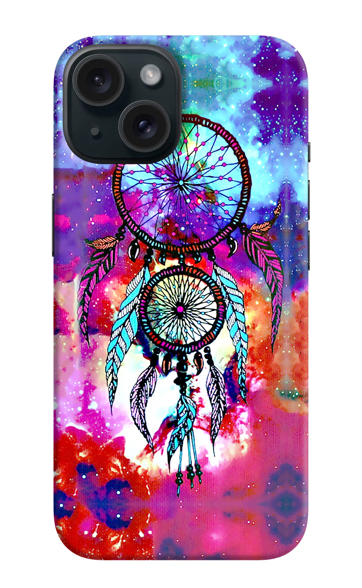 Dream Catcher Abstract iPhone 15 Plus Hard Case Back Cover by Casekaro