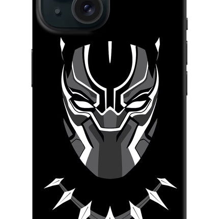 Black Panther iPhone 15 Plus Hard Case Back Cover by Casekaro