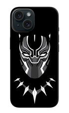 Black Panther iPhone 15 Plus Hard Case Back Cover by Casekaro