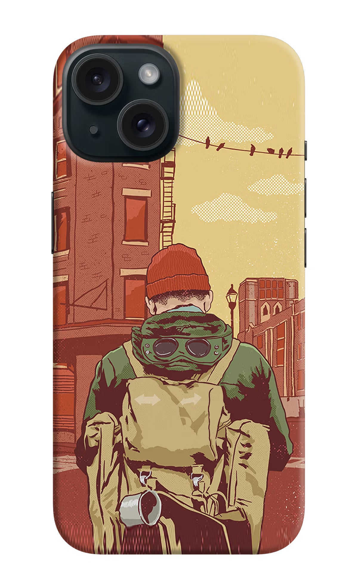 Adventurous iPhone 15 Plus Hard Case Back Cover by Casekaro