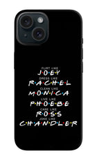 FRIENDS Character iPhone 15 Plus Hard Case Back Cover by Casekaro
