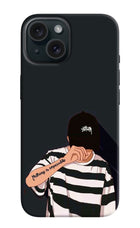 Aesthetic Boy iPhone 15 Plus Hard Case Back Cover by Casekaro